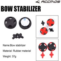 Archery Bow Limbs & String Damper Set, Steering Wheel Shape Vibration Reduction Shock Absorber for Recurve Bow Hunting Shooting