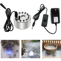 Pool Nebulizer Ultrasonic Mist Creator Fogger Water Fountain Vaporizer with EU US Plug Switch Spa Landscaping Accessories