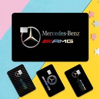 M-Mercedes-B-benz Premium Laser Effect Bank Card Stickers Removable Self Adhesive Art Decor