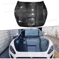 High Quality Real Carbon Fiber DMC Style for Maserati Granturismo GT GTS Engine Hood Vent Bonnet 2005-2017 Bodykit Accessories