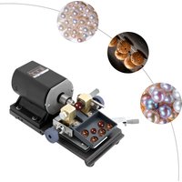 Ensemble de perceuse à perles 450W, perceuse à perles d'ambre, outil de perçage de coquillages et de coraux, machine DIY, vert/noir