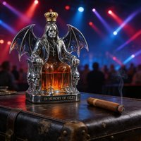 NEW Ozzy Osbourne Whiskey Bottle Back To The Beginning Commemorative Whiskey Wine Bottle Home Decor Statue Collection Crafts