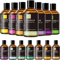 100ML Czysty Olejek Eteryczny Roślinny Mięta Bergamotka Pałacawka Cytronełka Cytrynowoziemna Rumianek Cedrowoziemny Do Dyfuzora Zapachowego Nawilżacza Powietrza