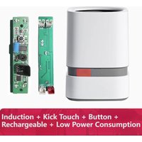 Multifunctional Smart Trash Can Circuit Board - Motion Sensor + Kick Touch + Button Control + Rechargeable, Low Power 52MA