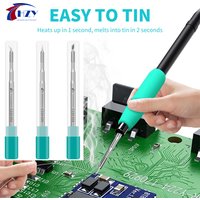 HZY C210 Series Soldering Iron Tips 002/020/018, Universal Welding Accessories Head Compatible with T210 Handle For phone Repair