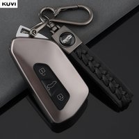 Gun Grey TPU Car Key Case Cover Shell For VW Volkswagen Golf 8 MK8 2020 For Skoda Octavia A8 2021 Seat Leon MK4 Holder Keychain