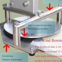 Manual Pizza Pastry Presser Machine Dough Press Roller Egg Pancake Flattening Machine