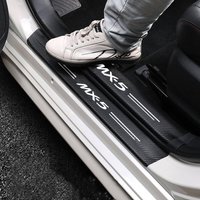 For Mazda MX-5 Miata NA NB NC ND Car Threshold Strip Sticker Carbon Fiber Car Sticker Car Door Trunk Protective Strip Decal