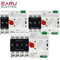 Din Rail 2/3/4P AC 110V 230V 125A Mini ATS Dual Power Automatic Transfer Switch Electrical Selector Switches Uninterrupted Power