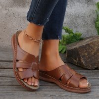 Sandals Shoes Women Summer Comfortable Sandals Woman Slides Sandals Ladies Wedge Women's Shoes Beach Footwear Slipper Female