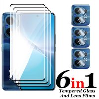 For Vivo V60 Glass Full Cover 3D Curved Screen Protector For Vivo V40 V50 V50E V60 5G Tempered Glass For Vivo V60 Lens Film