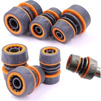 2pcs 1/2" 3/4" Garden Tubing Hose Adapter Quick Connector Irrigation Pipe Plastic Coupling Joint Extender Fitting Connect Repair