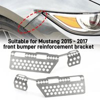 2Pcs Front Bumper Retainer Clips Kit Fender Bracket Fasteners Bumper For Mustang 2015-2017 Reinforcement Mounts