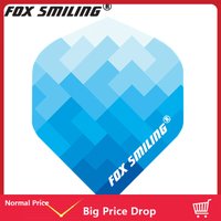 30PCS Darts Flights Wing Tail Dart Accessories Fox Smiling