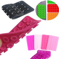 1PC Phone Mat Backed Adhesive Sucker Pad For Fixed Pad Double Side Silicone Suction Pad For Mobile Phone Fixture Suction Cup
