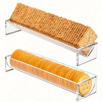 Clear Acrylic Rectangular Serving Tray for Food Display, Charcuterie Board Wedding and Home Use Durable and Elegant Platter