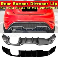 Pour Ford Fiesta ST MK7 2012-2017 Kit de carrosserie diffuseur de pare-chocs arrière séparateur de pare-chocs arrière garde tablier couverture de lèvre accessoires de voiture