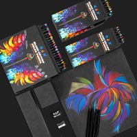 48/72/120 Colored Pencil Set Bright Colorful Full Easy Curling for Hand Drawn Graffiti Gifts Suitable Children Student Designers