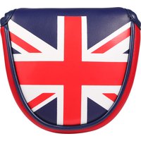 Scotland Flag Design Embroidered Printing Magnetic Closure Golf Club Headcover Mallet Putter Cover