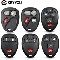KEYYOU Keyless Car Key Case for Buick for Chevrolet Suburban Tahoe Silverado Captiva Cadillac GMC Saturn Yukon Acadia Suzuki