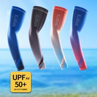 Cycling Ice Sleeve Men's Summer Driving Sun Protection Two-Tone Arm Cover Non-slip Sport Outdoor Fishing Sleeve Elastic Travel
