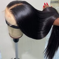 HD Transparent 13x6 13x4 Lace Frontal Wig Human Hair 4x4 Lace Closure Wig Straight Human Hair Wigs Lace Front 180%