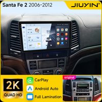 For Hyundai Santa Fe 2 2006-2012 Android 15 Auto Radio Stereo Multimedia Player GPS Navigation Carplay with Android Auto