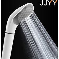 JJYY high quality pressure rain shower head white shower head water saving filter nozzle high pressure water saving