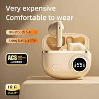 TWS Wireless Bluetooth Headset LED Dislpaly Binaural Waterproof Noise Reduction Earphone Sports Stereo Noise Canceling Headphone