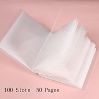 Nail Sticker Storage Manual Sticker Collection Display Book Large Capacity Storage Blank Page Design Nail Tool Companion 2026