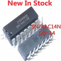 5PCS/LOT SN74AC14N 74AC14 DIP-14 integrated circuit logic chip In Stock NEW original IC
