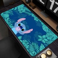 HD Print XXL Lockrand Desk Mat Anime Stitch Kawaii Mousepad PC Keyboard Mouse Pad Laptop Cute Gaming Accessories Desk Pads