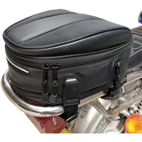 Motorbike Tail Travel Rider Luggage Rear Back Seat Bag Waterproof Oxford Cloth Motorcycle Tail Bag Large Capacity Saddle Bag
