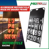 Aluminium Motorcycle Race Pit Board Frame And 37PCS Number Kit Dedicated to Racing