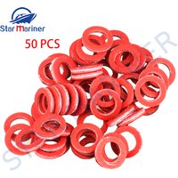 90430-08020-0 RED GASKET Plastic Lower Unit Oil Drain Screw50PCS 90430-08020-00 For Yamaha Parsun boat motor 90430-08003