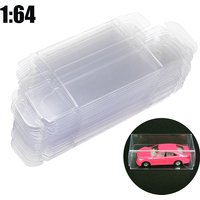 20pcs PVC Clear 1:64 Toy Car Model Protector Box Dust Proof Display Protection Box Case Display Box 30*40*82mm