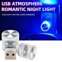 Car Portable Ambient Light Mini LED Decorative Atmosphere Lamps For Auto Interior Environment Light Computer Light Plug and Play