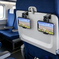 1 PCS Airplane Phone Holder - 360° Rotating Durable Travel Stand, Car and Desktop Mount for Hands-Free Viewing
