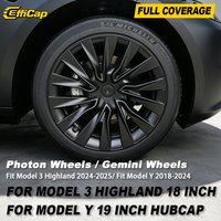 4PCS HubCap for Tesla Model 3 Highland 2025 Model Y 2018-2024 Performance 18/19 Inch Wheel Cap Full Rim Cover Accessories 2023