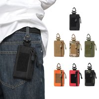 Outdoor Sports Men Tactical EDC Wallet Portable Coin Pouch Key Bag Waist Bag Durable Card Bag Zipper Wallet Accessory Bag