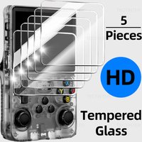 For R36S/R35S/RGB20S Tempered Glass Film 2/3/5Pcs For R36S Handheld Game Console Screen Protector Film Storage Bag Accessories