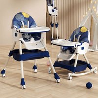 Foldable Portable Baby High Chair – Multifunctional Dining Seat for Infants & Children, Home Use Meal Table Chair