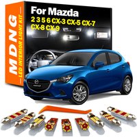 Canbus LED Bulbs Interior Map Dome Trunk License Plate Light Kit For Mazda 2 3 5 6 CX-3 CX-5 CX-7 CX-8 CX-9 CX3 CX5 CX7 CX8 CX9