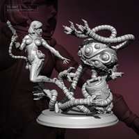 38mm 50mm 75mm Resin model kits figure beauty colorless and self-assembled TD-3997/3D