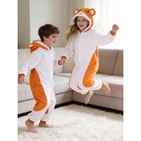 Children Hamster Cartoon Cosplay Onesies Unicorn Pajamas Kids Baby Animal Halloween Pajamas Boys Girls Cute Hedgehog Kigurumi