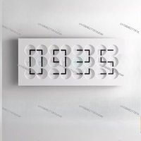 Mechanical Dynamic Interactive Installation Art Meichen Decorative Clock Creative Soft Decoration Wall Hanging Clock