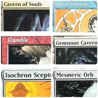 Selling Normal part Mesmeric Orb Gamble Field of Dreams Cursed Scroll Worldly Tutor Storm World best quality proxy cards