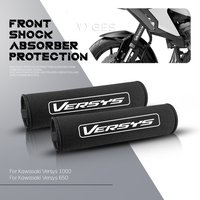 For Kawasaki Versys 1000 650 Motorcycle Front Fork Protection Cover Shock Absorber Dust Protector Stretch Fabrics Sleeve