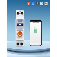 AliExpress TOMZN DC WIFI Smart Circuit Breaker Tuya Smartlife Cycle Timer 8-90V 63A Switching Power Supply 1P Relay Status Countdown