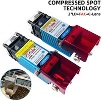 80W Lasermodul mit Luftunterstützung 40W 80W Lasergravurkopf 450nm Blauer Laserkopf für CNC-Laserschneidemaschine Holzbearbeitungsmaschine